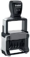 Trodat 5430 2 Color Professional Self-Inking Date Stamp