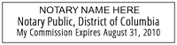 Trodat 4913 District of Columbia (DC) Notary Stamp