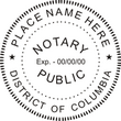 DC-NOT-SEAL - Shiny EZ-EM District of Columbia (DC) Notary Seal