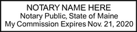 Trodat 4913 Maine Notary Stamp