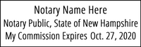 Trodat 4913 New Hampshire Notary Stamp
