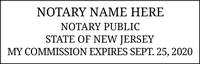 Trodat 4913 New Jersey Notary Stamp