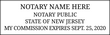 NJ-NOT-1 - Trodat 4913 New Jersey Notary Stamp