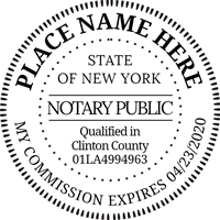 Shiny EZ-EM New York Notary Seal