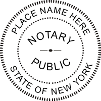 Shiny EZ-EM New York Notary Seal