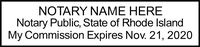 Trodat 4913 Rhode Island Notary Stamp